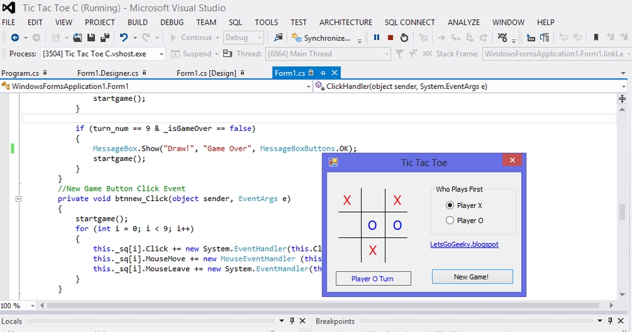 tic tac toe game in android studio source code